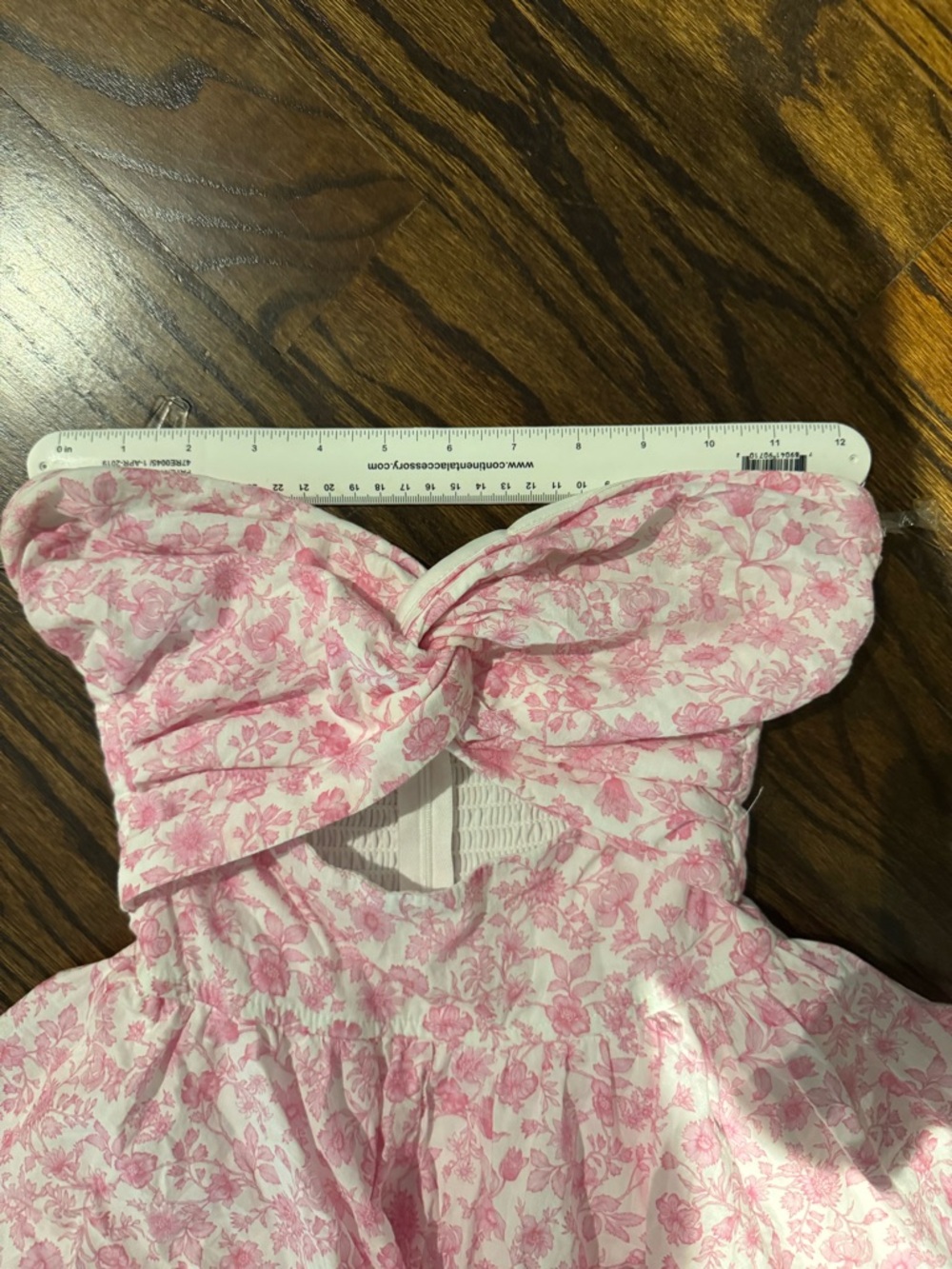 Altar'd State Pink Floral Smocked Top - Picture 4 of 4
